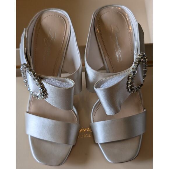 Imagine Vince Camuto IM-WESTCOTT Heels Shoes 6M Ivory Satin - Picture 4 of 12